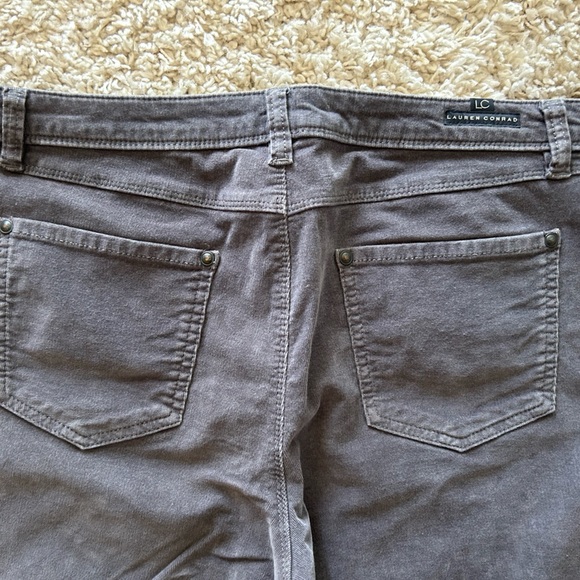Lauren Conrad velvet gray jeans, 12 - Picture 2 of 5